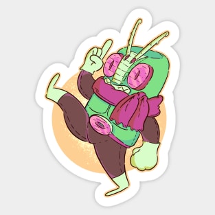 Candy Masked Fighter Sticker